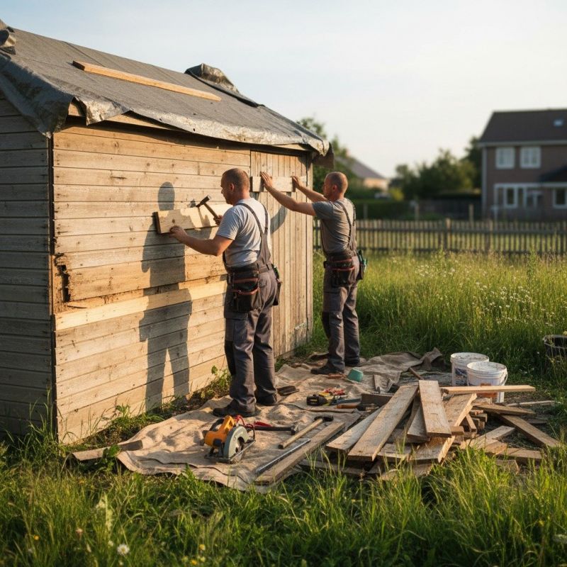 Wood Shed Repair in Alpharetta, GA